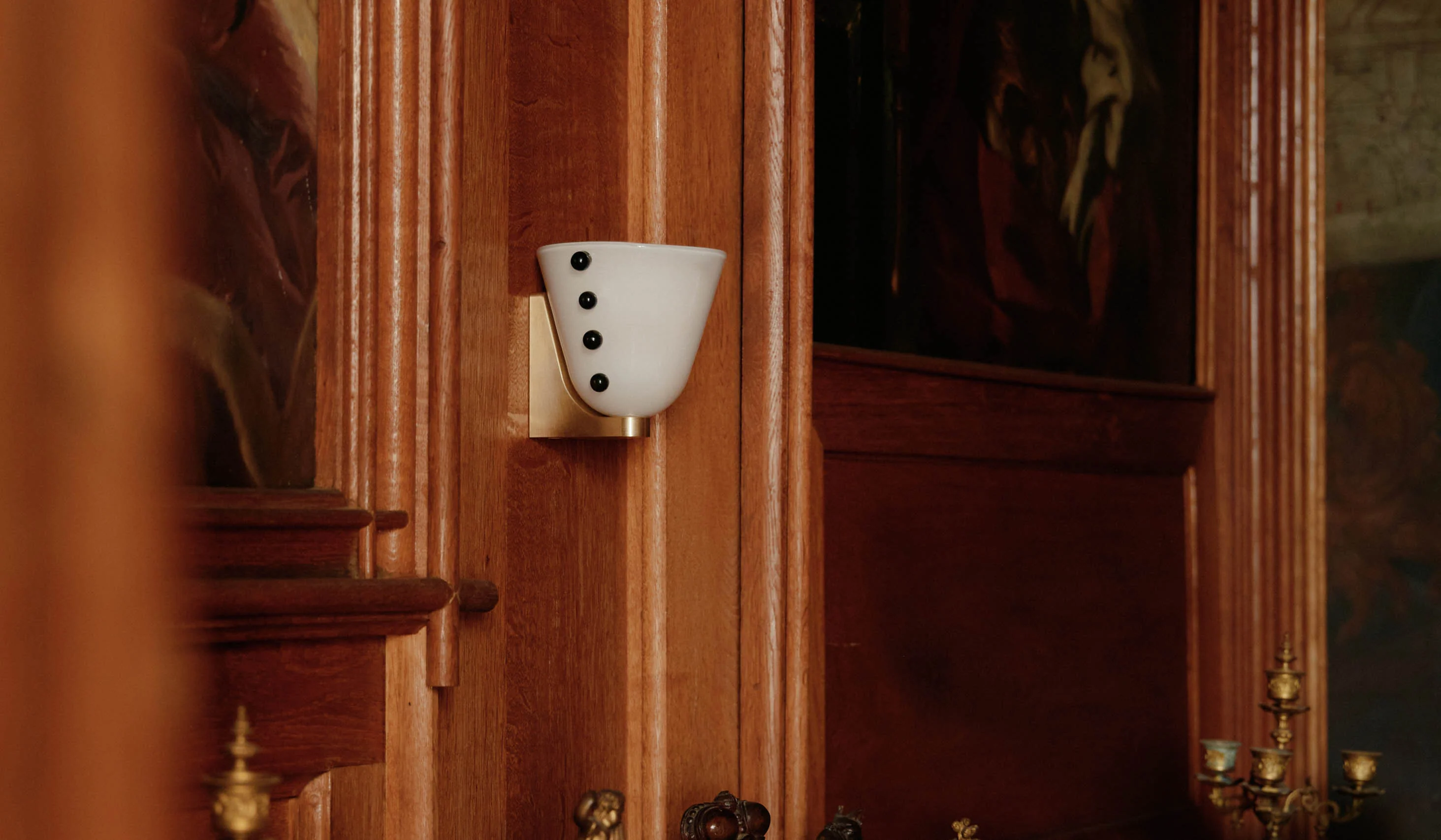 In Common With Medium Blown Glass Gemma Sconce - Image 22