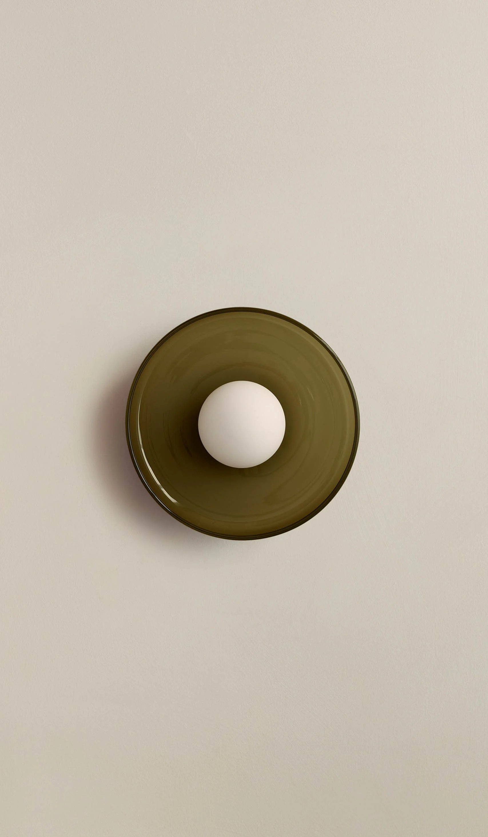 In Common With Pistachio Glass Disc Surface Mount - Image 5
