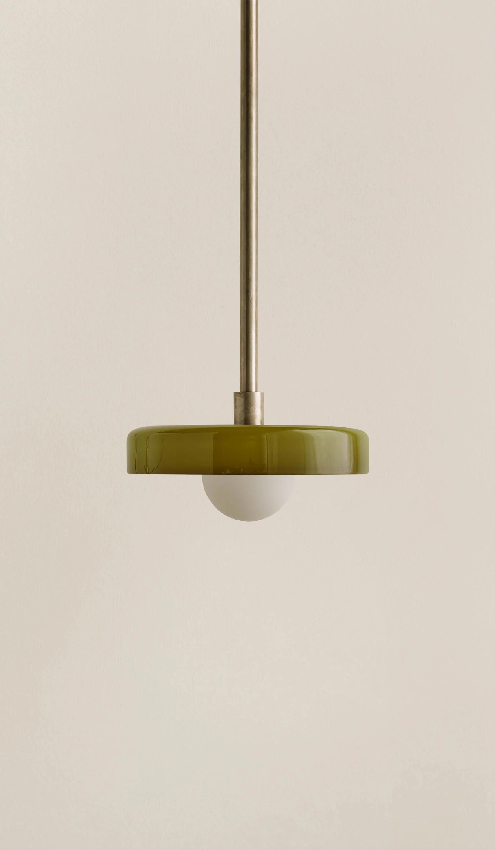 In Common With Pistachio Glass Disc Pendant - Image 5