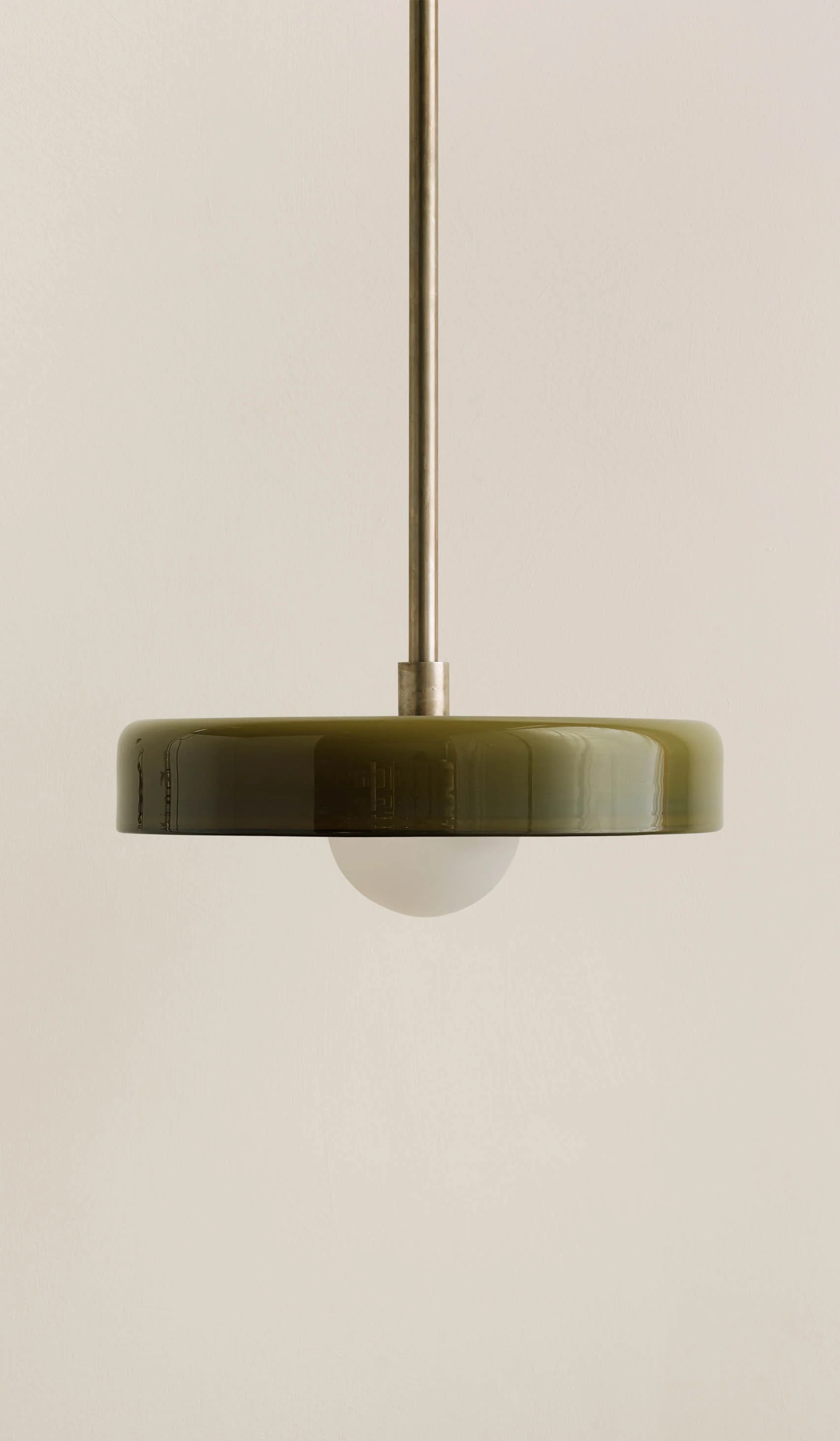 In Common With Pistachio Glass Disc Pendant - Image 6