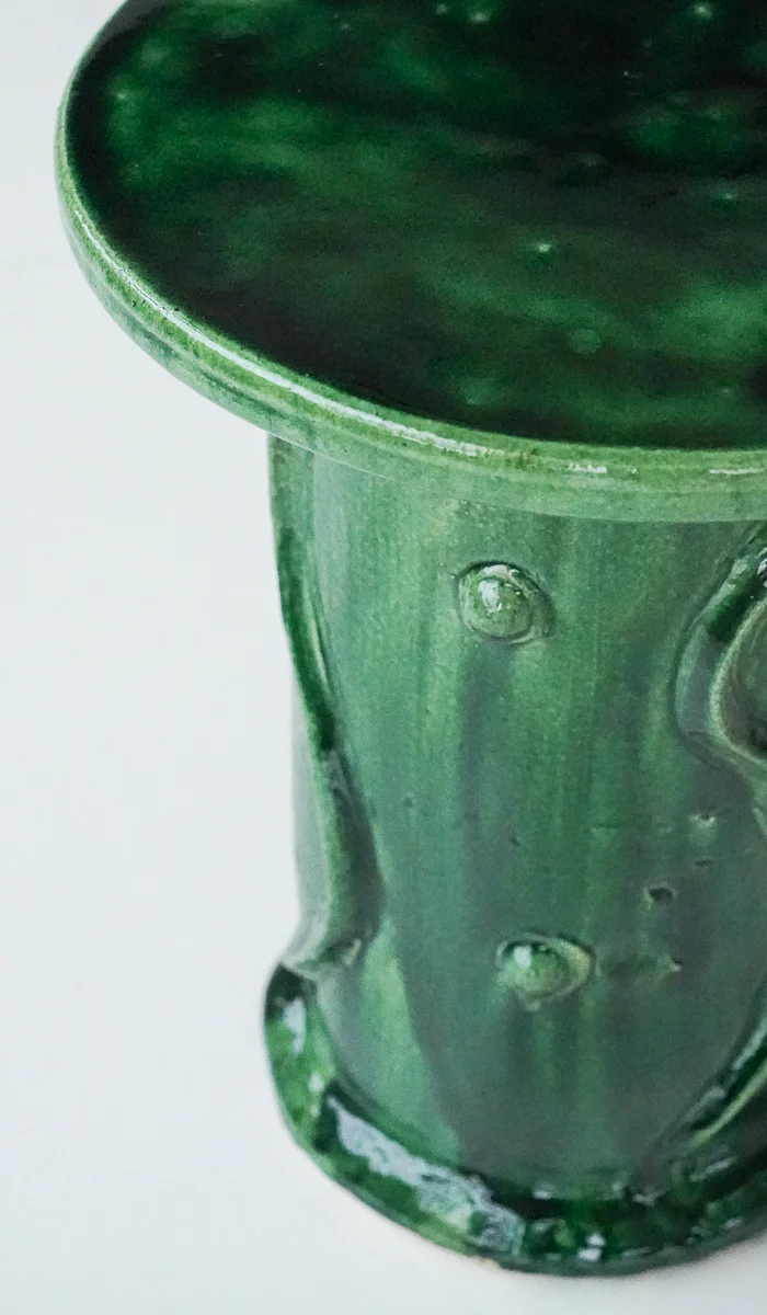 Jordan McDonald Bottle Green Ceramic Side Table - Image 11