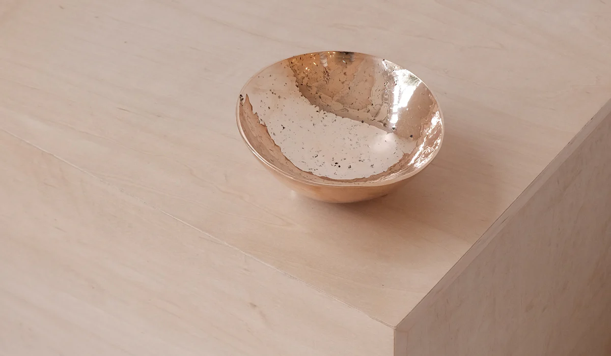 Nancy Pearce Cast Bronze 3 Footed Bowl - Image 7