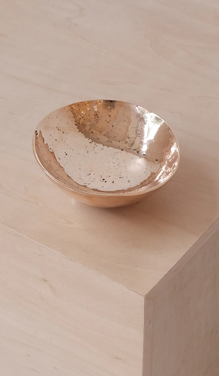Nancy Pearce Cast Bronze 3 Footed Bowl - Image 8