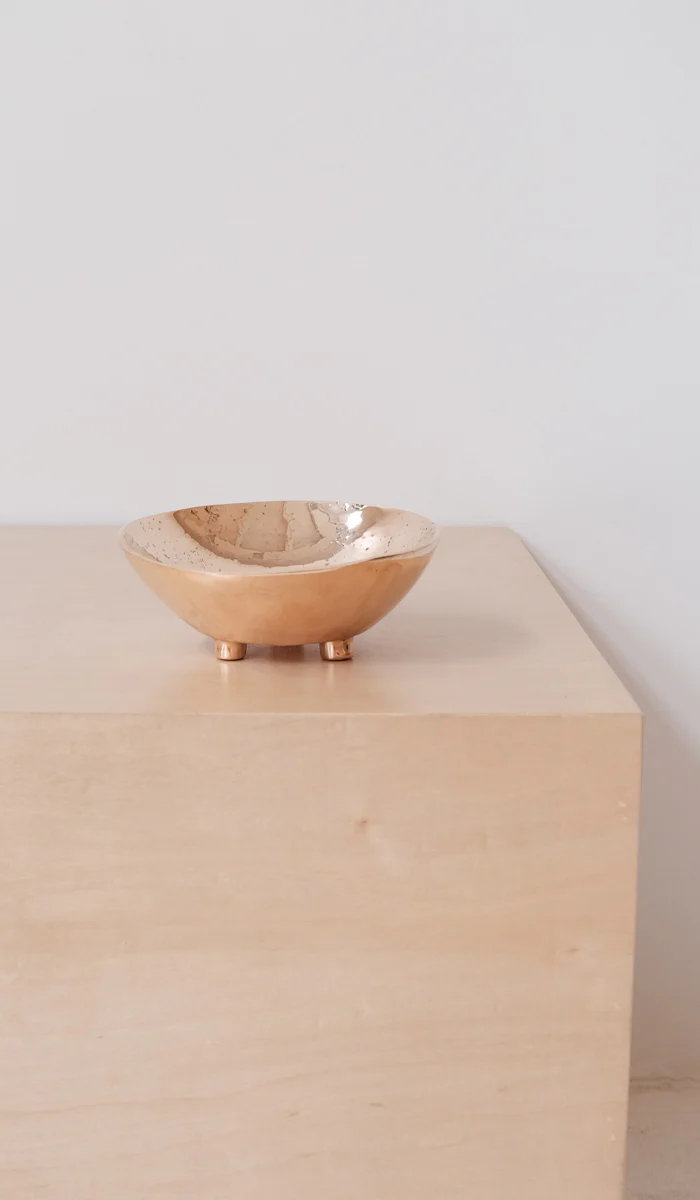Nancy Pearce Cast Bronze 3 Footed Bowl - Image 9