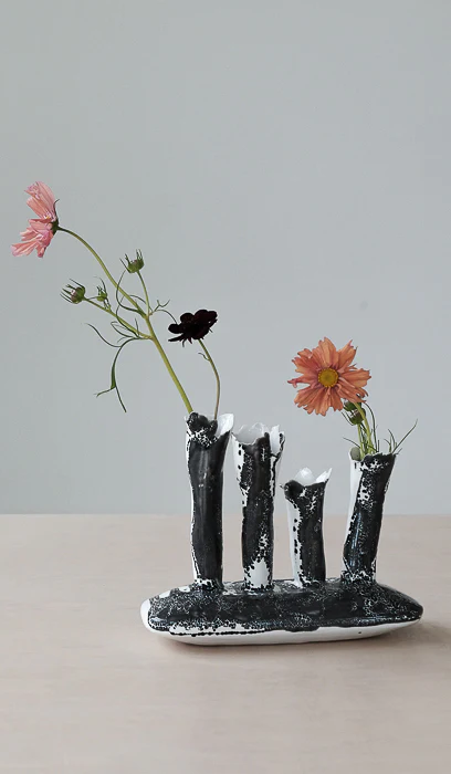 Nathalee Paolinelli Oblong Coral Vase - Image 3