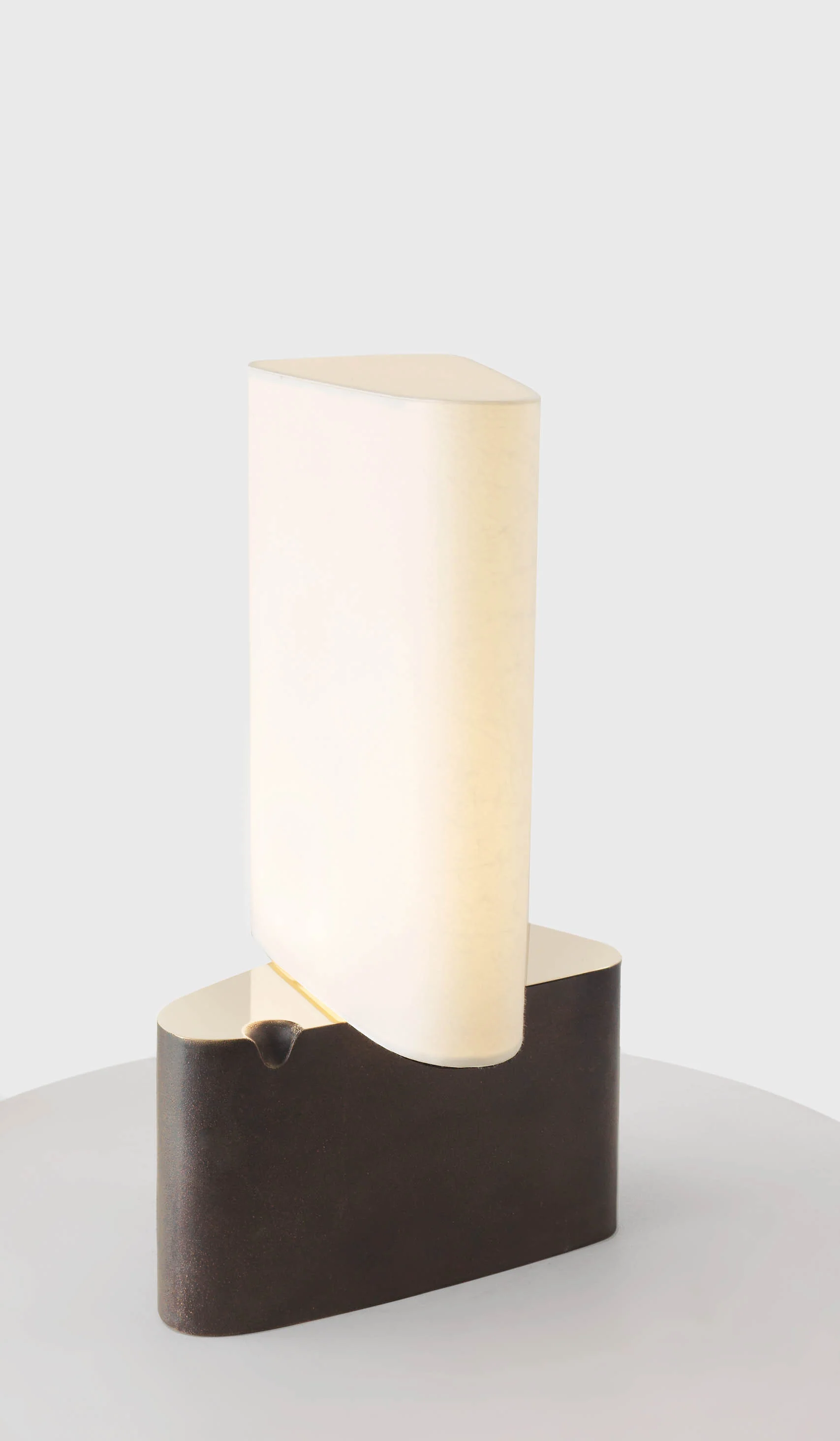 Resident Blackened Cast Bronze Fulcrum Table Lamp - Image 5