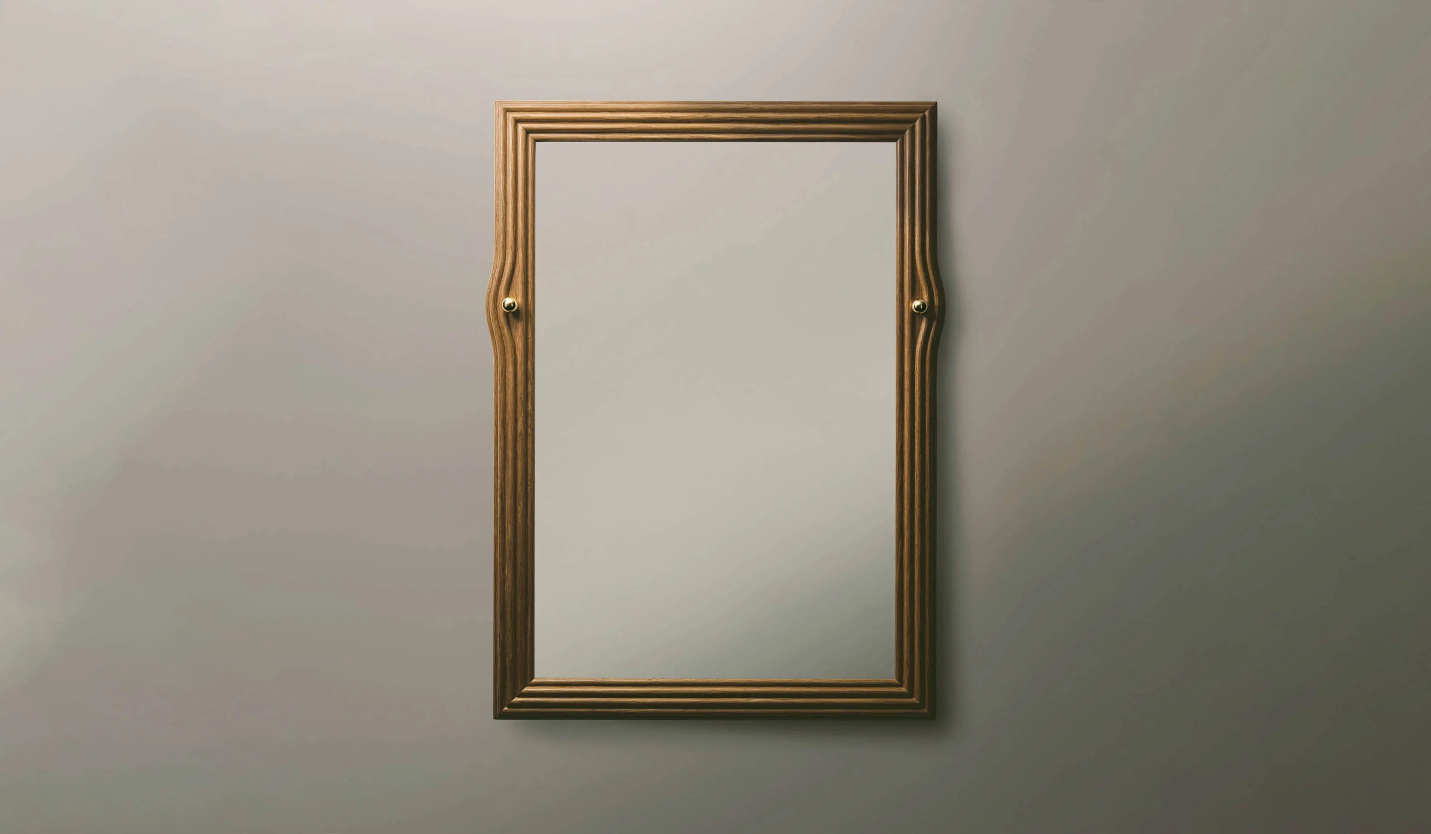 Roll & Hill Rectangular Bend Mirror - Image 2