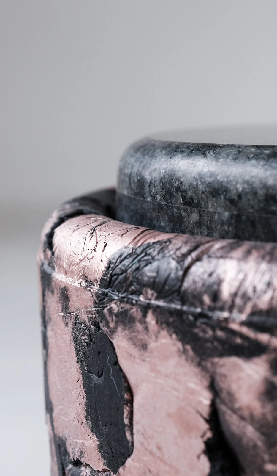 Ross Hansen Black Barrel Table - Image 17