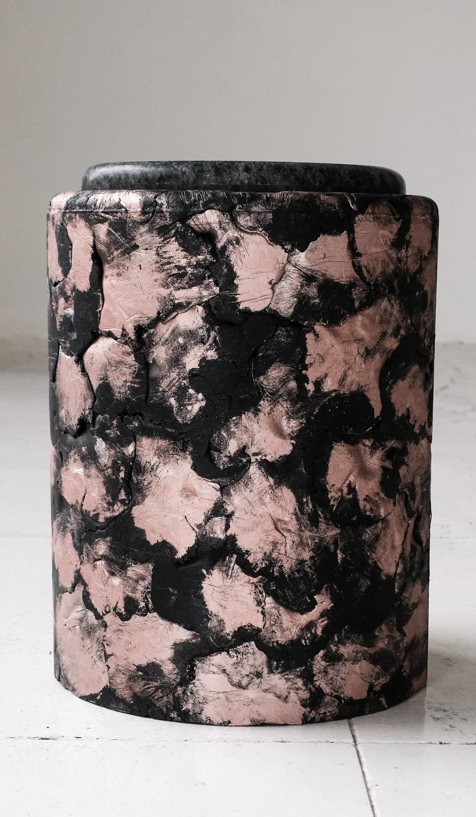 Ross Hansen Black Barrel Table - Image 3