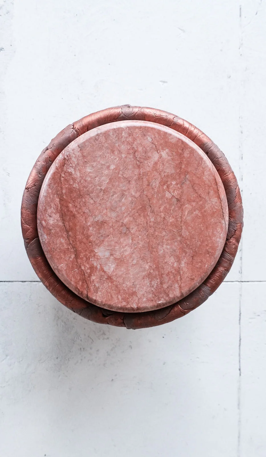 Ross Hansen Copper Barrel Table - Image 5