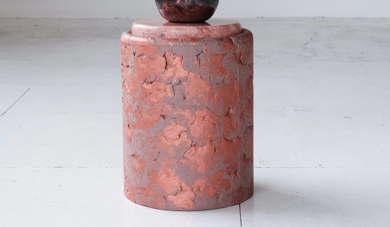 Ross Hansen Copper Barrel Table - Image 7