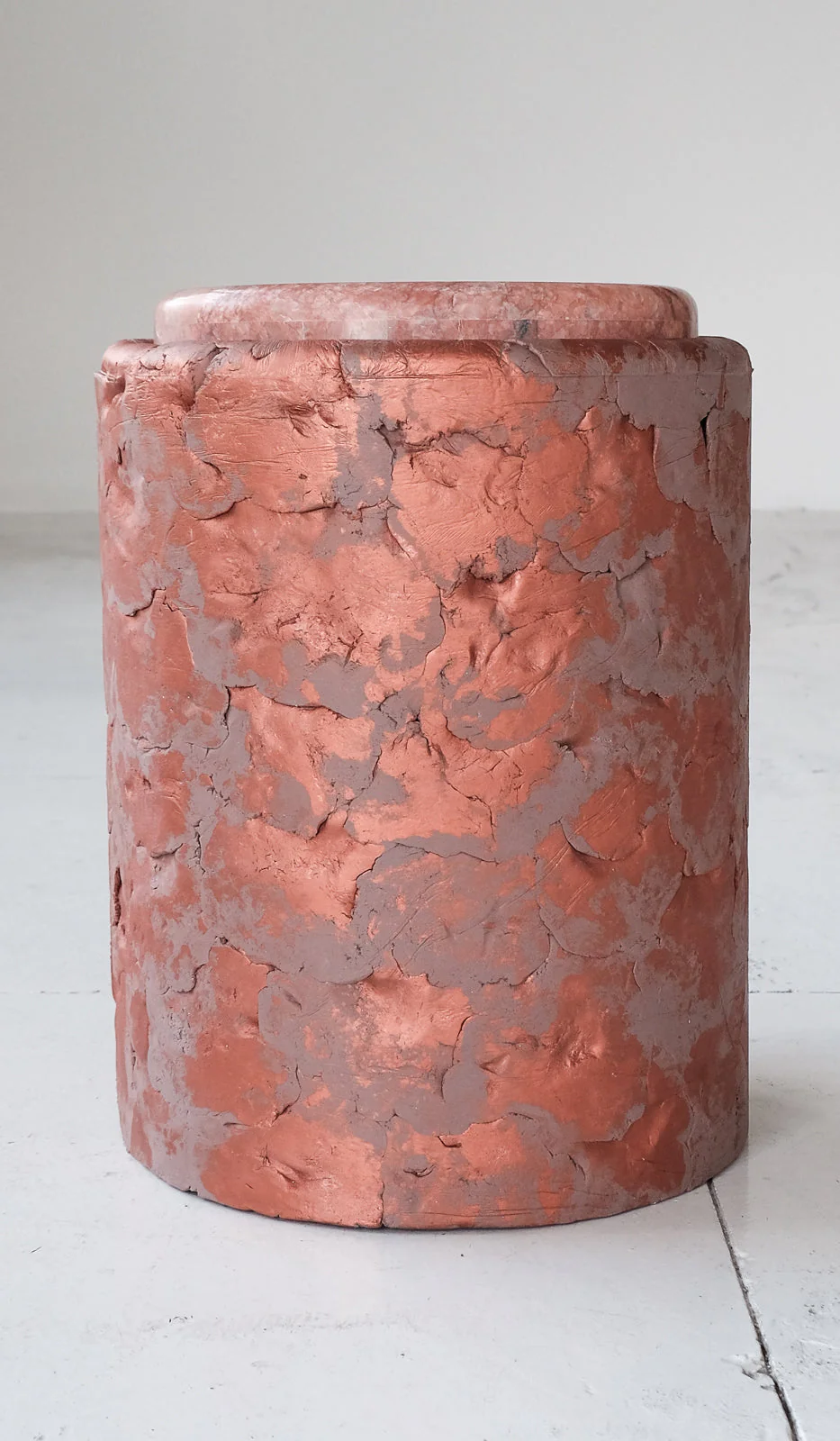 Ross Hansen Copper Barrel Table - Image 8