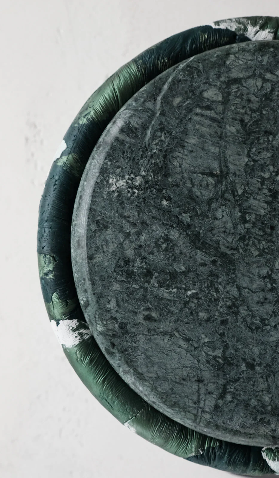 Ross Hansen Green Barrel Table - Image 11