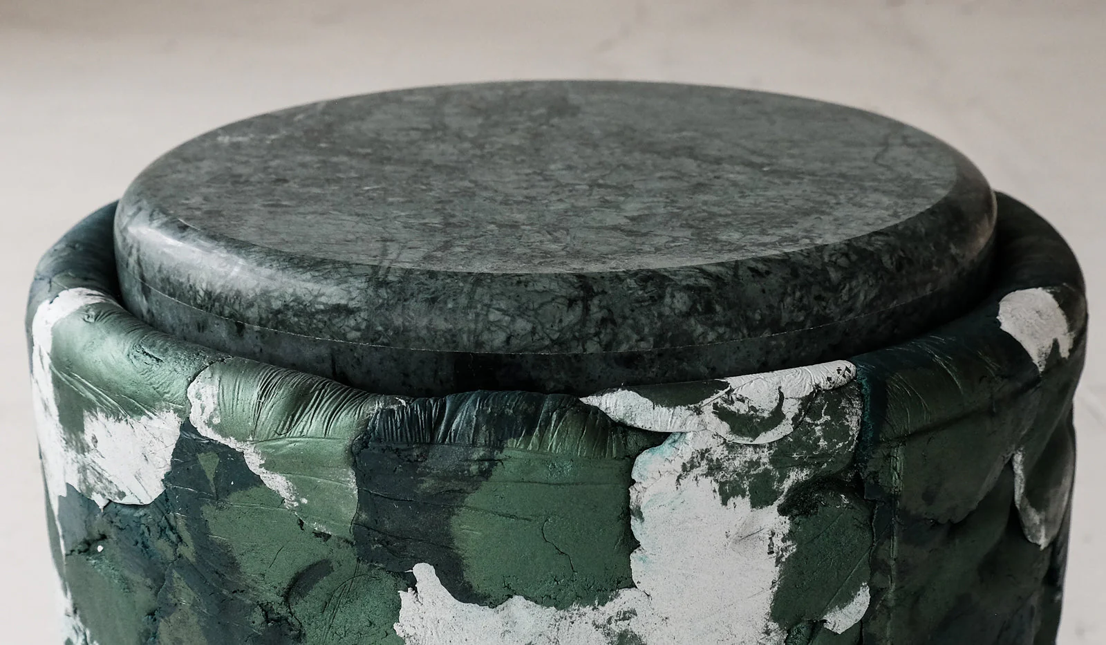 Ross Hansen Green Barrel Table - Image 13