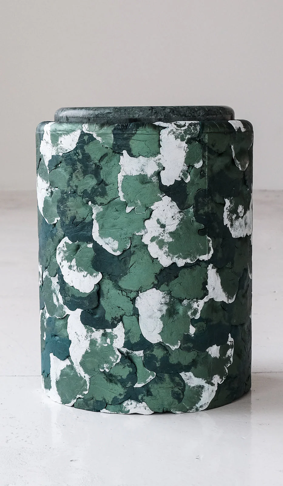 Ross Hansen Green Barrel Table - Image 3