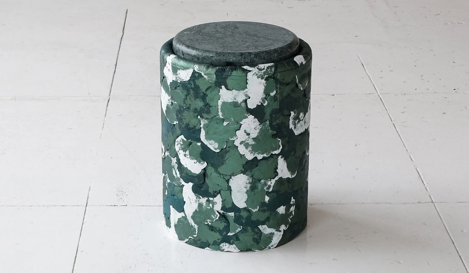 Ross Hansen Green Barrel Table - Image 4
