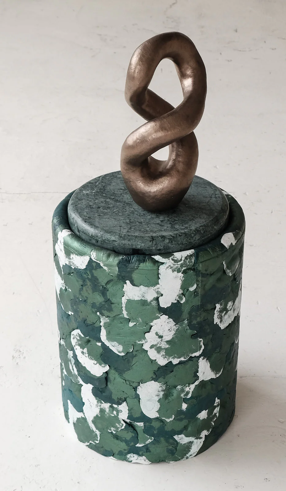 Ross Hansen Green Barrel Table - Image 8