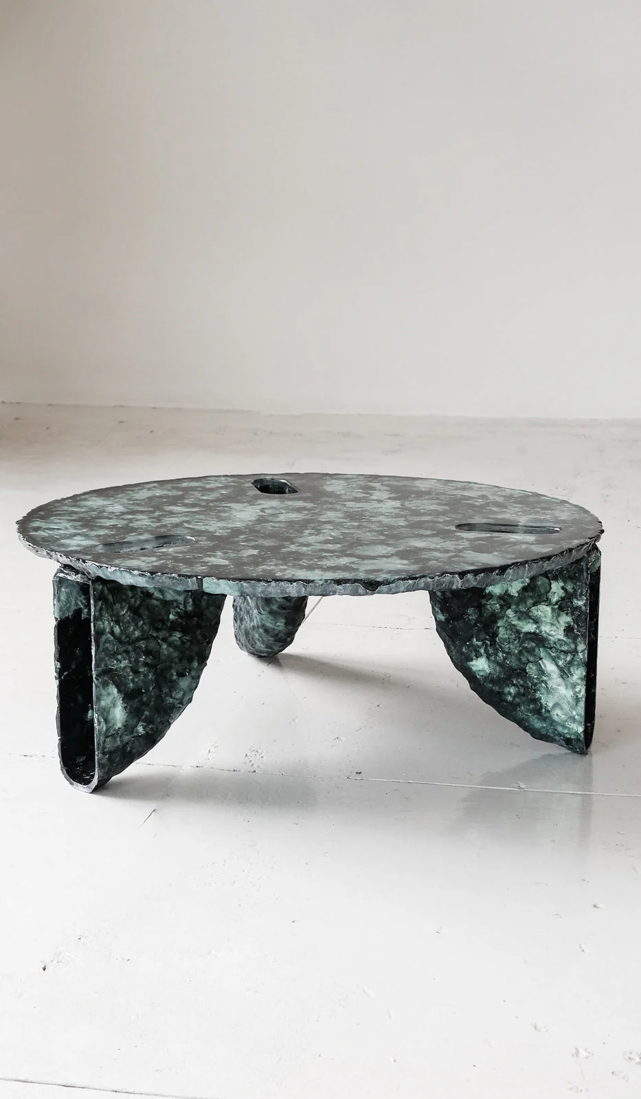 Ross Hansen Green Molded Coffee Table - Image 12