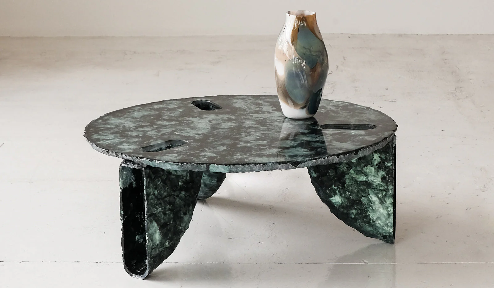 Ross Hansen Green Molded Coffee Table - Image 18