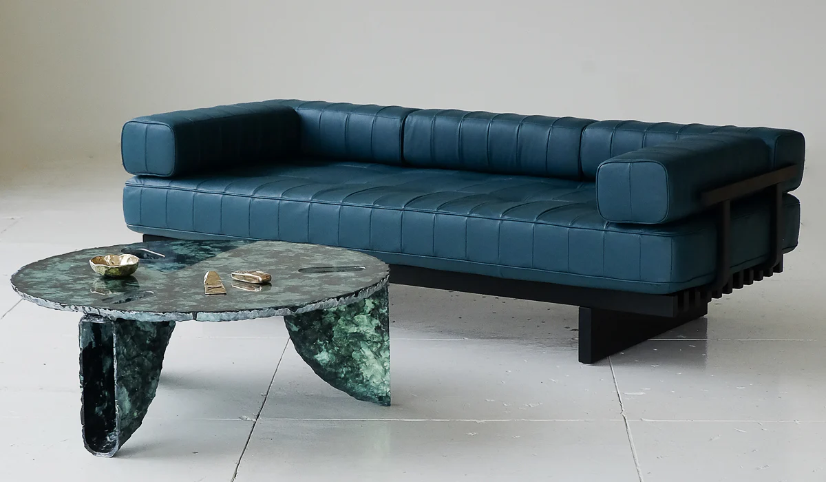 Ross Hansen Green Molded Coffee Table - Image 20