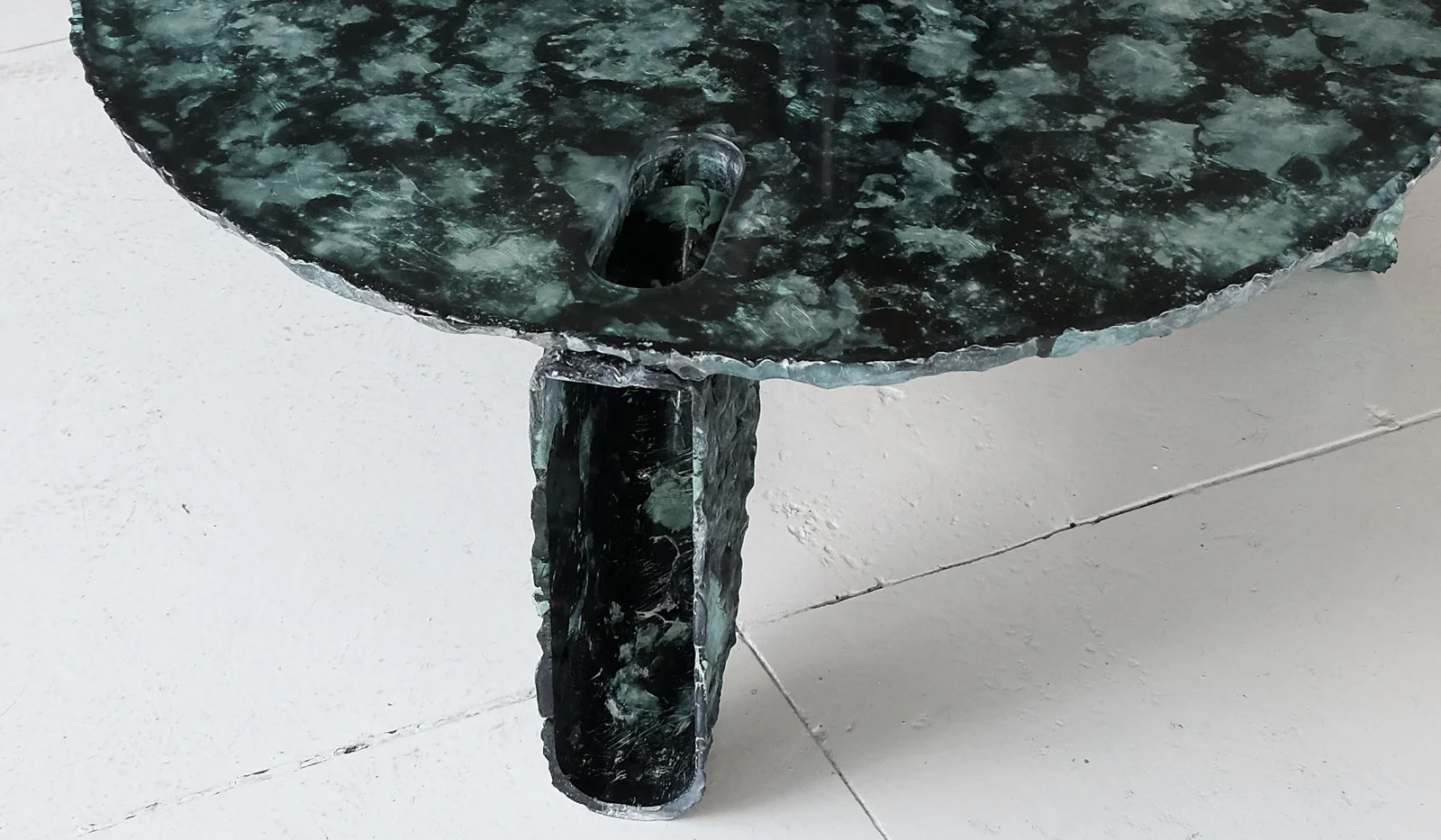 Ross Hansen Green Molded Coffee Table - Image 7