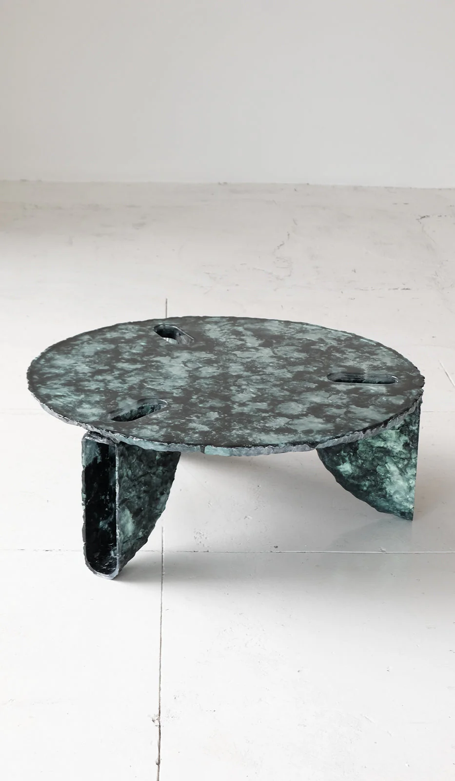 Ross Hansen Green Molded Coffee Table - Image 9
