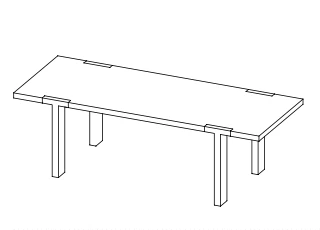 Tacchini 'T' Table - Image 11